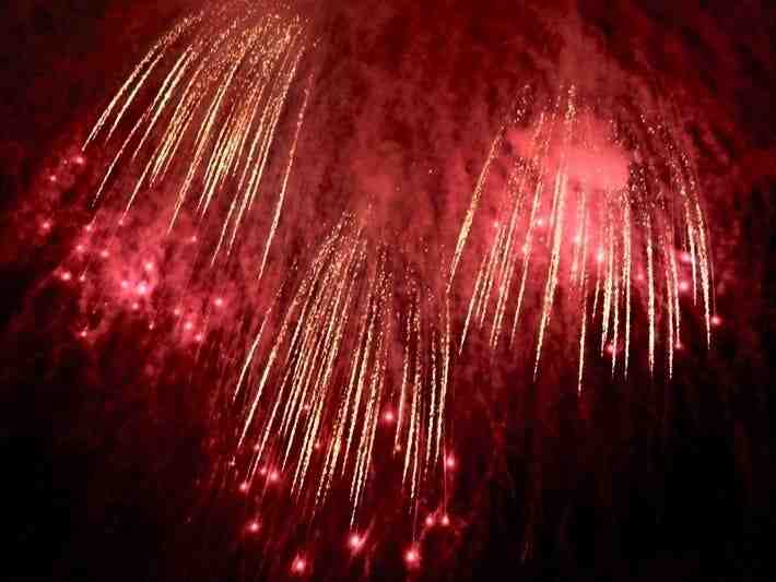 What do fireworks symbolize?
