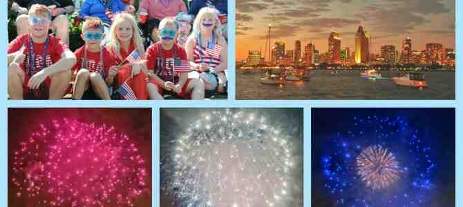 Where are the 4th of July fireworks in San Diego?